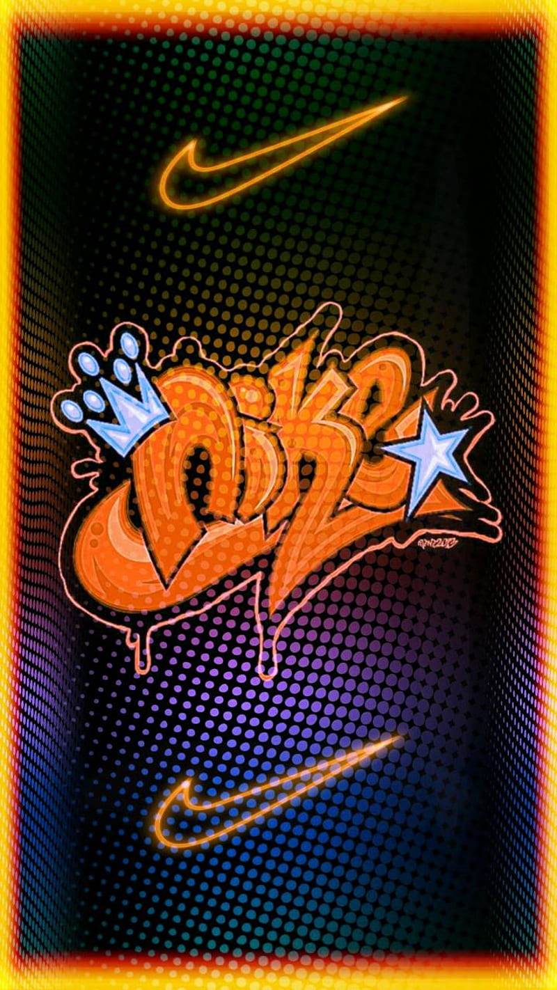 Nike Graphite, graffiti, logos, sport, HD phone wallpaper