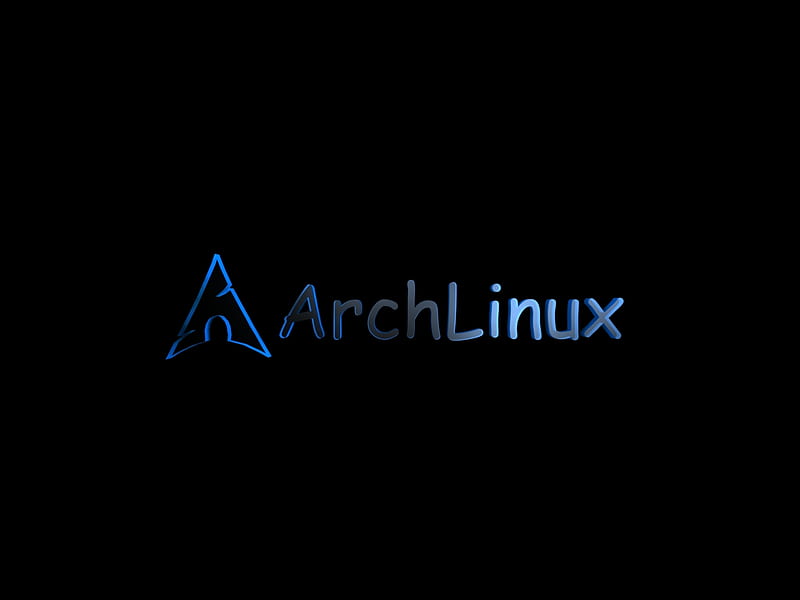 Dark, Technology, Linux, Arch Linux, HD wallpaper