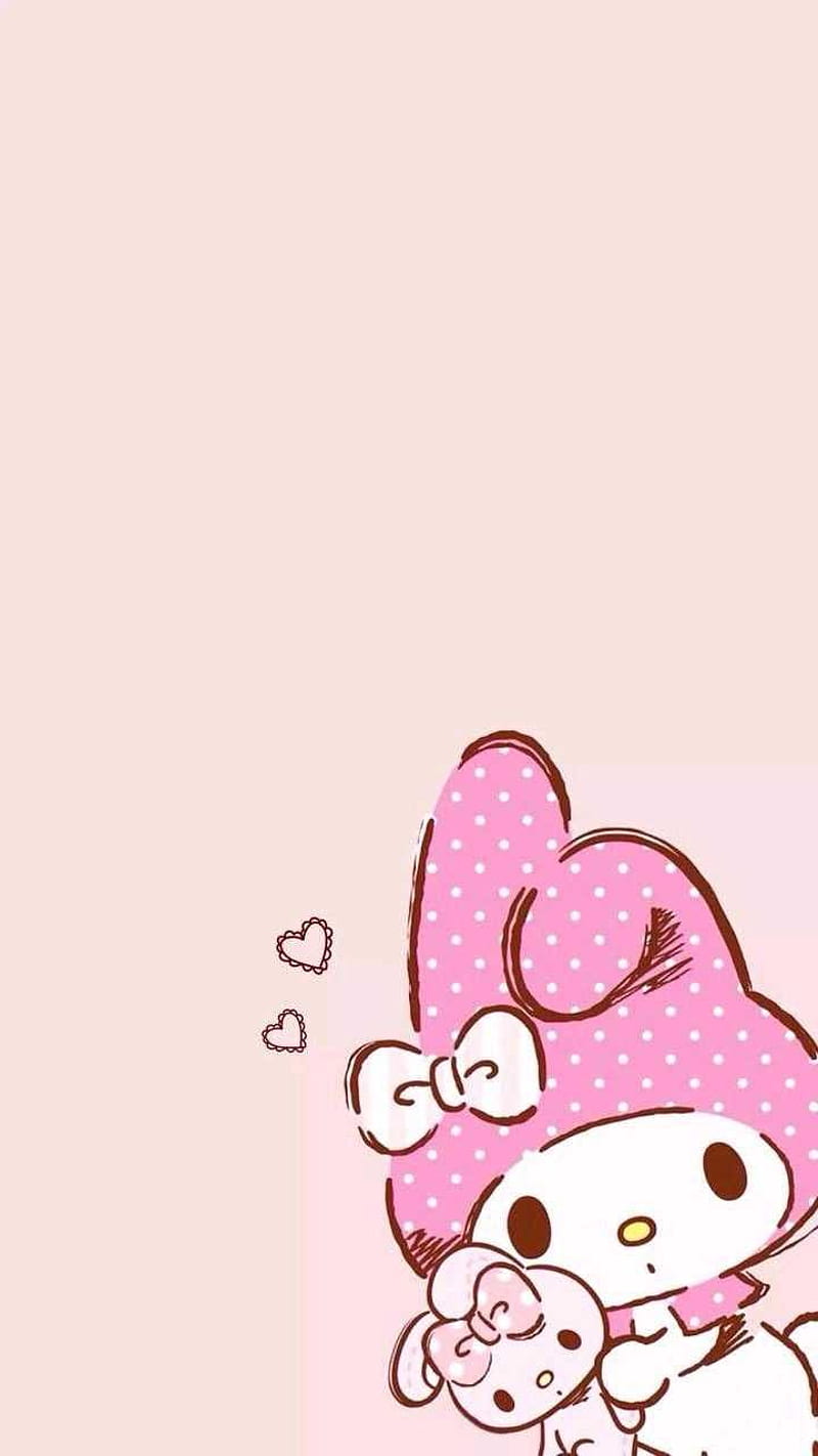 Chu, cute, girly, hello kitty, kawaii, pastel, pink, HD phone wallpaper