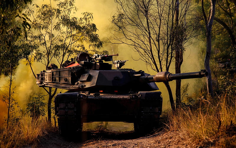 M1A1 Abrams tanks, Abrams, battle tank, armored vehicles, HD wallpaper