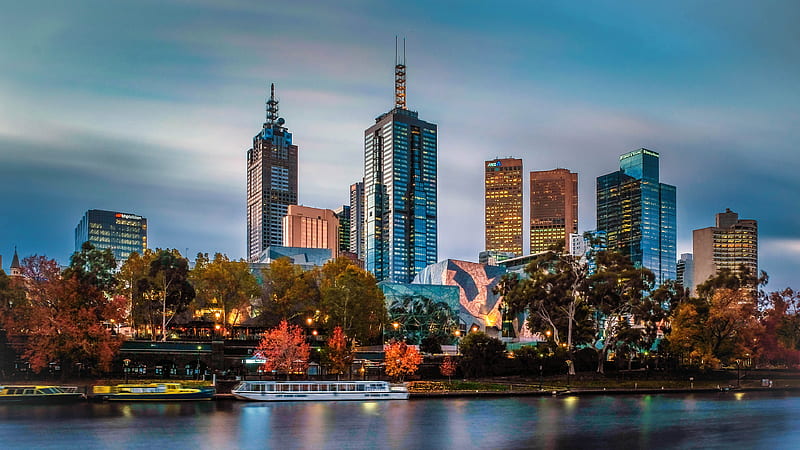 Yarra River Melbourne City, HD wallpaper