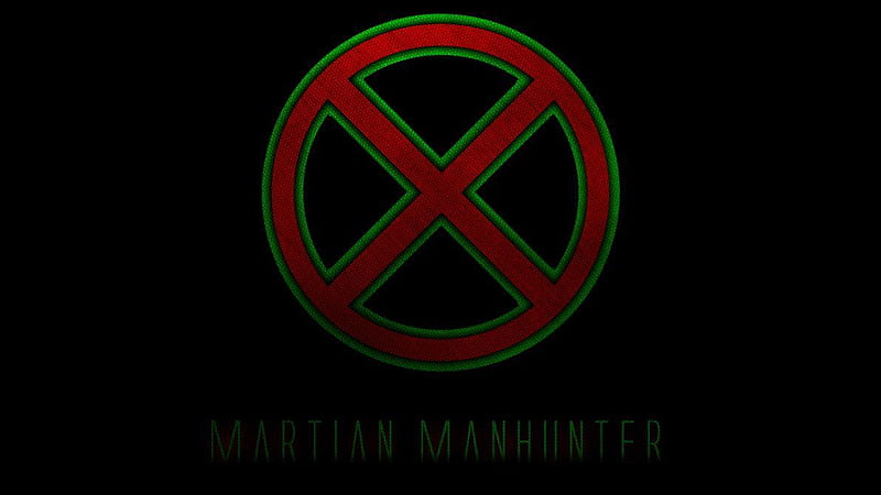 Martian Manhunter, Martian Manhunter Logo, HD wallpaper