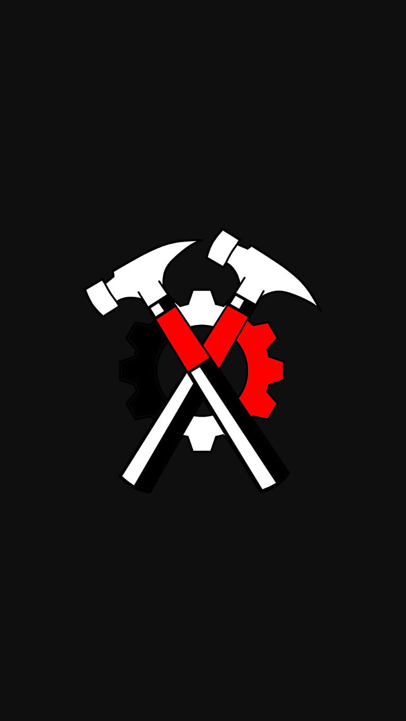 Pink Floyd, 929, amoled, black, consumption, floyd, gray, hammer, hammers marching, minimal, pink, power, red, skins, white, HD phone wallpaper