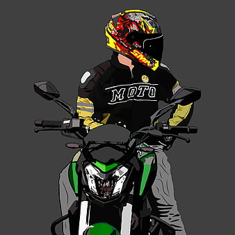 Bike rider, biker, helmet, HD phone wallpaper | Peakpx