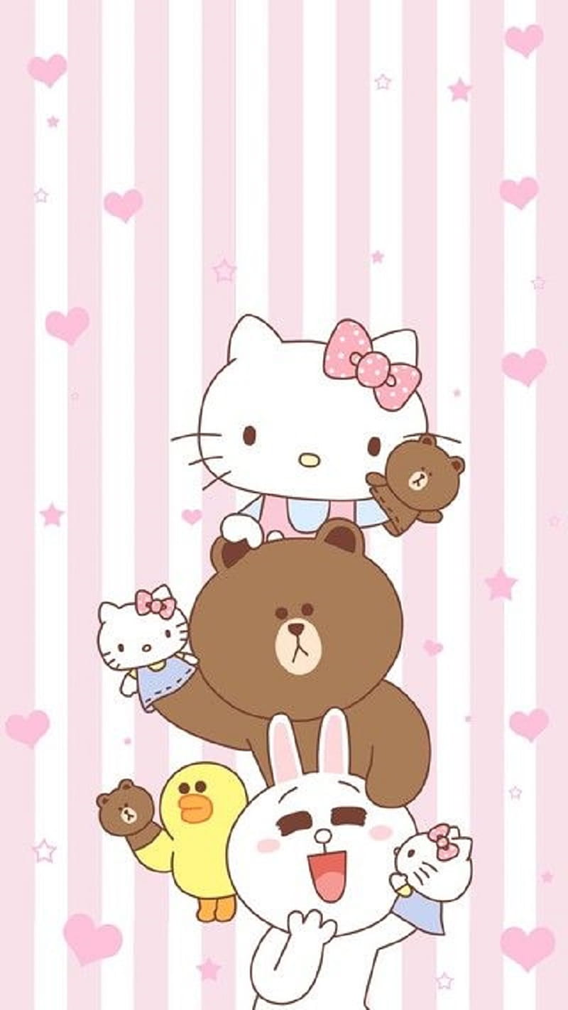 Hellø Kitty Et Friends  wallpaper   Hello Kitty  Free Transparent  PNG Download  PNGkey