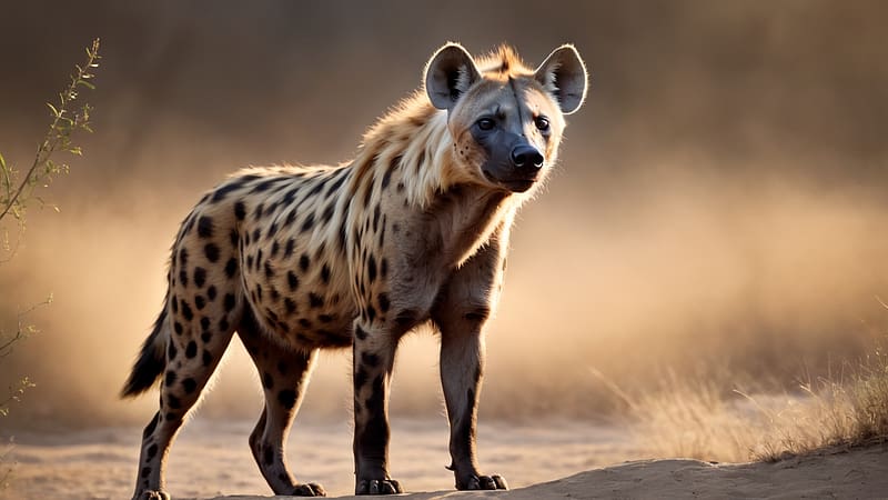 Hyena, emlos, szavanna, hiena, vadvilag, portre, termeszet, allat, HD wallpaper