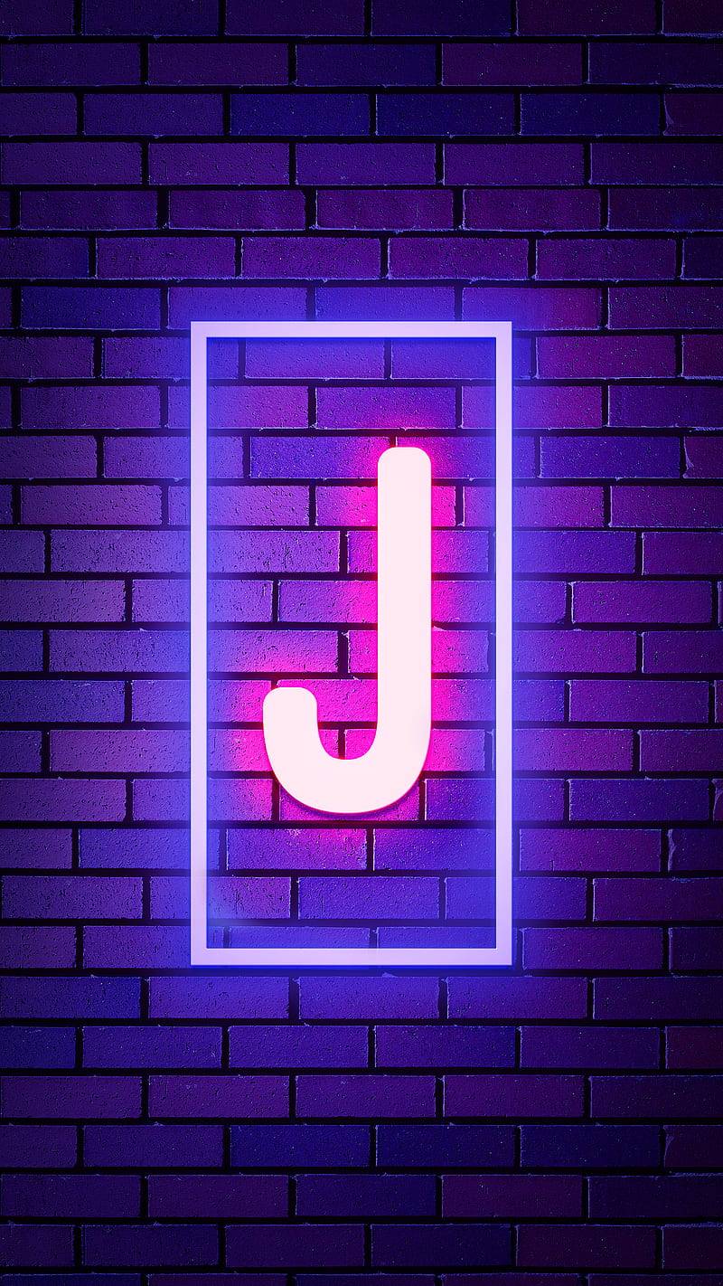 Neon J, J Alphabet, J Neon, Neon Light, HD phone wallpaper | Peakpx