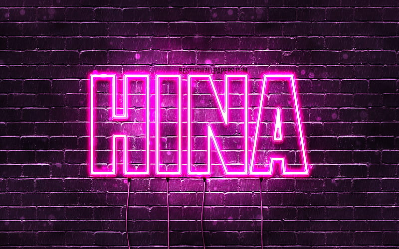 hina-with-names-female-names-hina-name-purple-neon-lights-happy