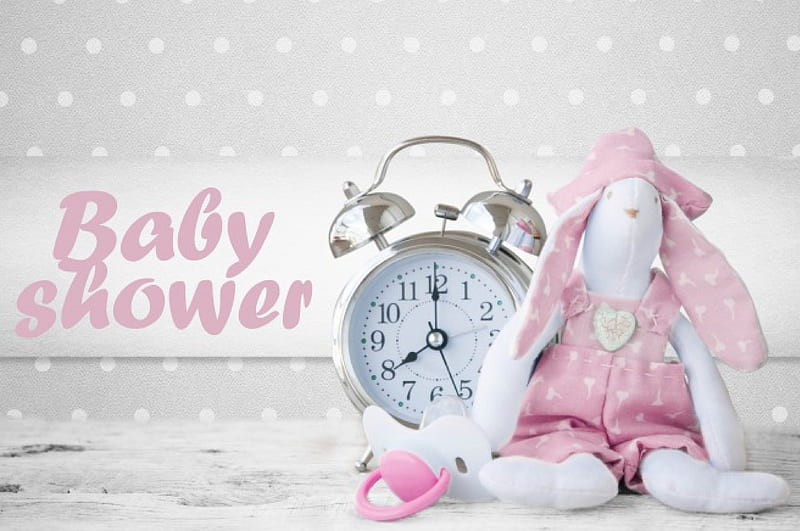 Baby shower, juguete, bebés, reloj, rosa, bebé, Fondo de pantalla HD |  Peakpx