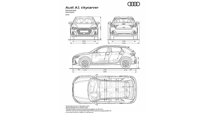 2020 Audi A1 Citycarver - Dimensions, HD wallpaper