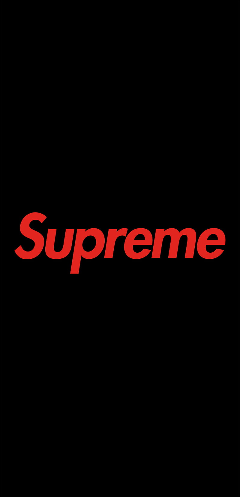 Supreme Rojo, black, logo, brand, ropa, rupreme logo, HD phone wallpaper |  Peakpx