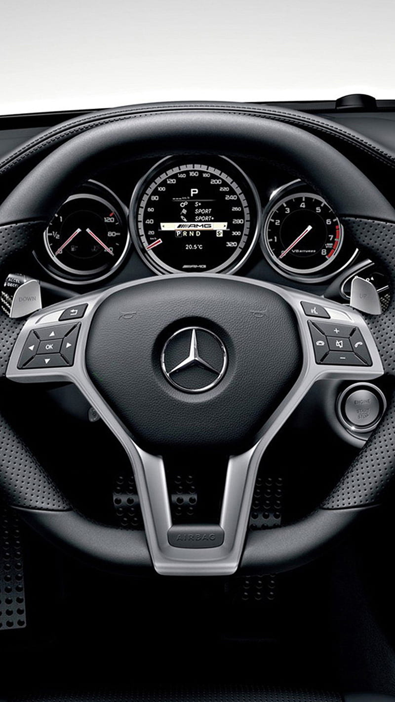 Download Majestic Mercedes-Benz AMG Logo Wallpaper