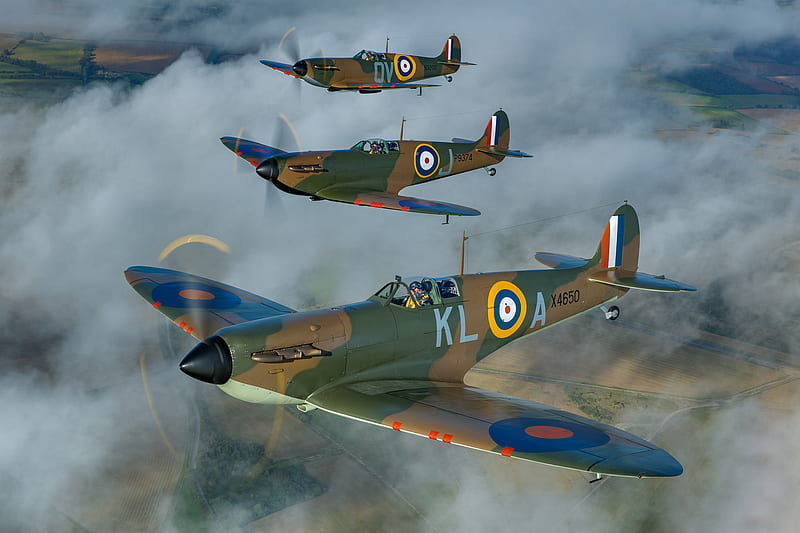 Military Aircraft, Supermarine Spitfire, Aircraft, Warplane, HD wallpaper