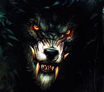 Demon wolf by PsychoNinjaNatalie on DeviantArt
