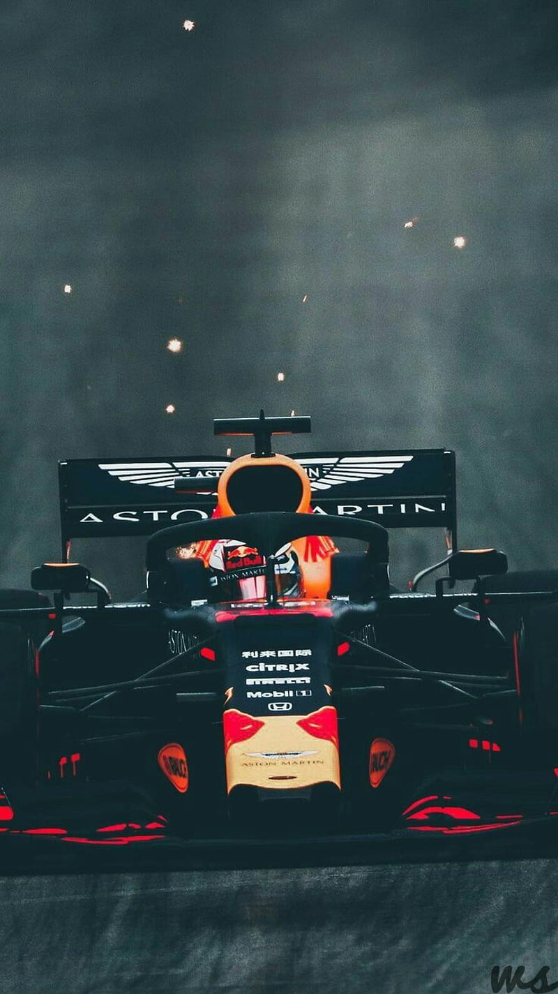 Racing Cars Dark - For Smart Phone Home & Lock Screen. Deep Dark 1080 x 1920. Formula 1 car, Formula 1 car racing, Red bull f1, HD phone wallpaper