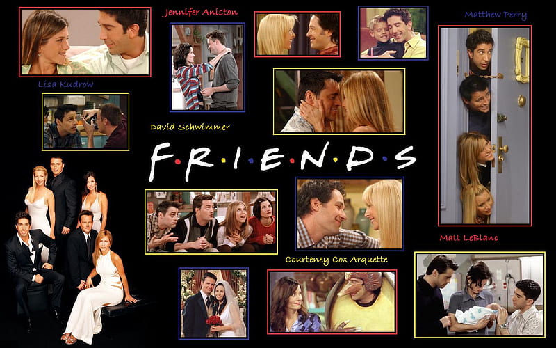 Friends, tv series, comedy, jennifer aniston, HD wallpaper