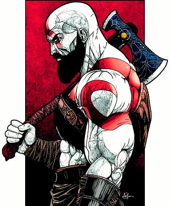 God of War Game Art 4K Wallpaper iPhone HD Phone #7631h