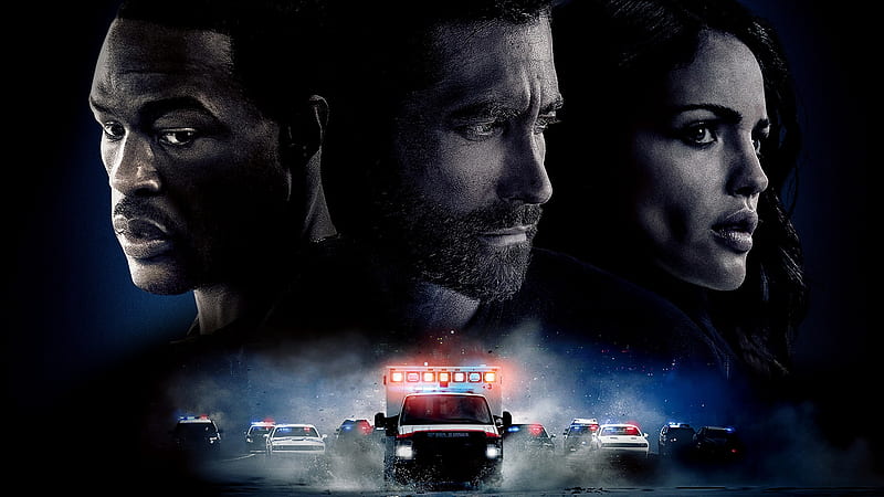 Movie, Ambulance, Jake Gyllenhaal , Yahya Abdul-Mateen II , Eiza Gonzalez, HD wallpaper