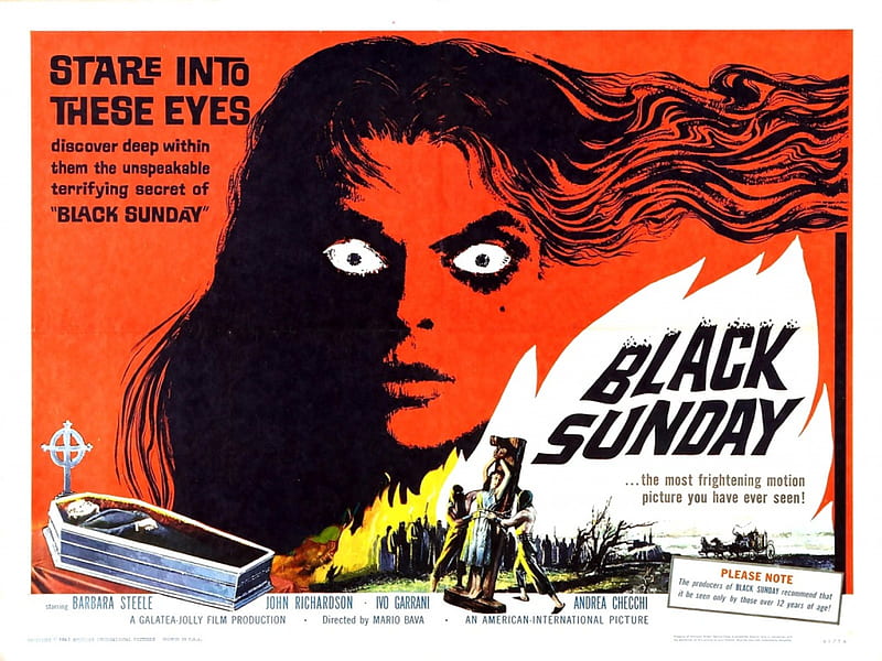Black Sunday 1960 01, horror, halloween, movie poster, HD wallpaper | Peakpx