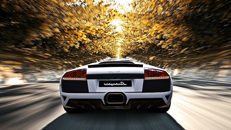 Lamborghini Motion Blur, lamborghini, carros, HD wallpaper