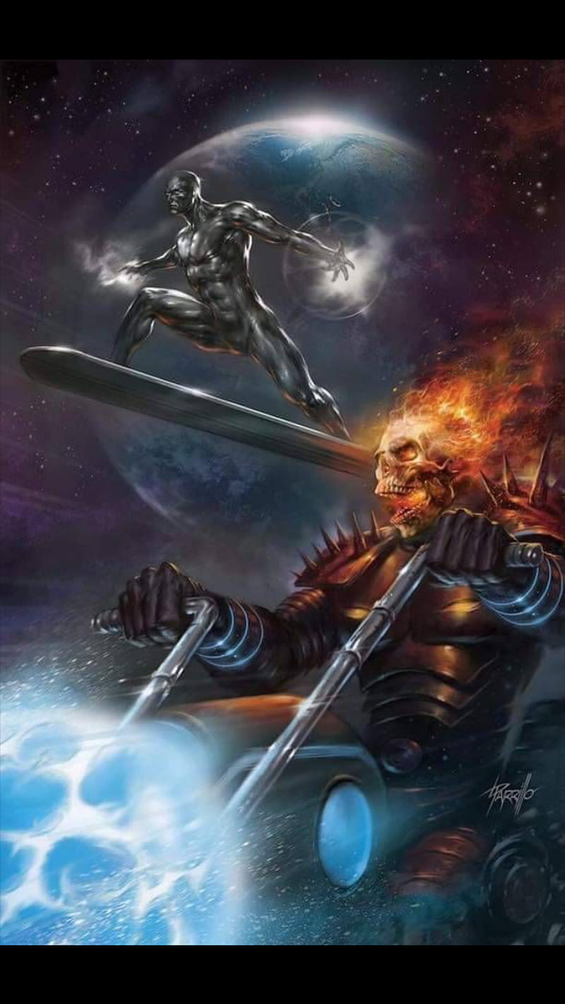 Cosmic Ghost Rider  Ghost rider marvel Ghost rider wallpaper Marvel  characters art