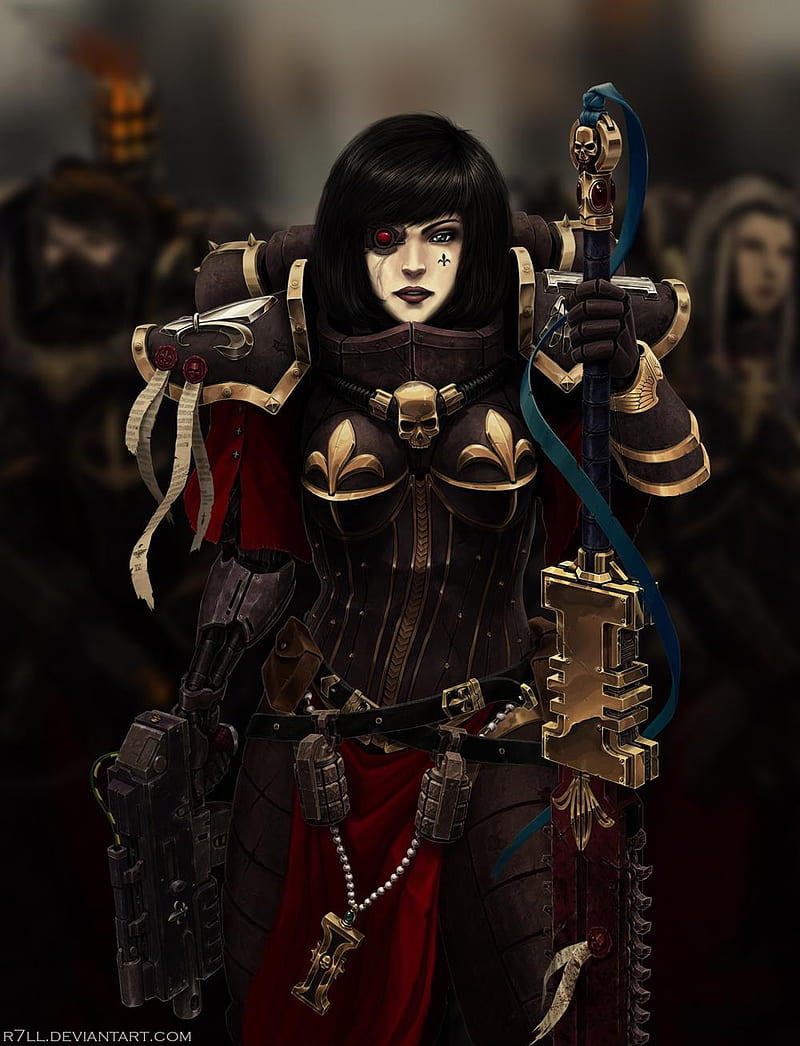 warhammer 40k art sisters of battle