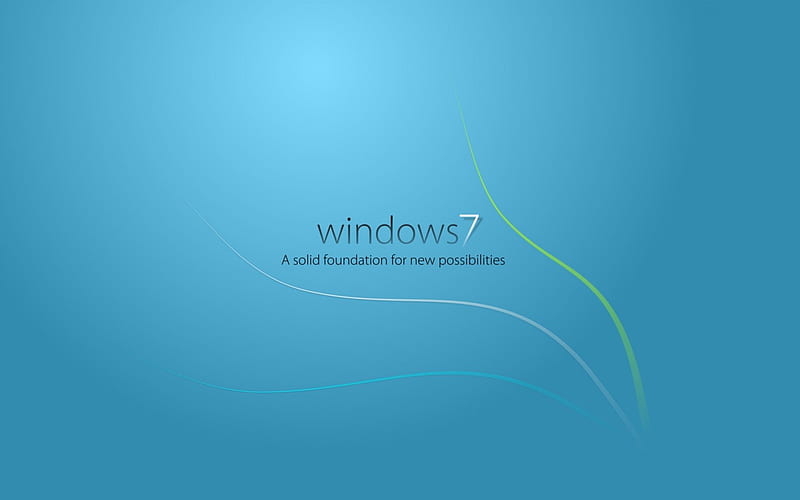 Windows 7, windows 3d, 7, microsoft, blue, HD wallpaper