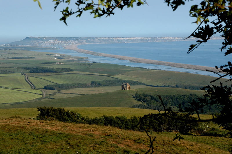 Chesil Beach at Abbotsbury in Dorset, A UNESCO World herita…