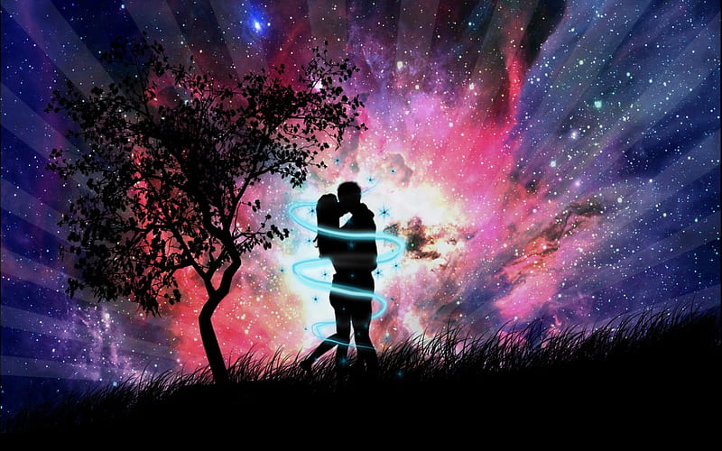 Made For Each-Other !!!, boy, abstract, girl, HD wallpaper