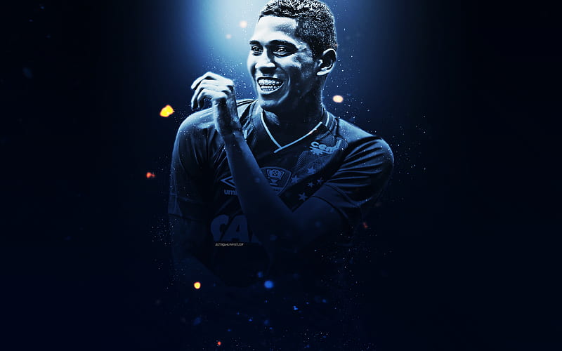 Raniel creative art, Cruzeiro FC, Brazilian footballer, lighting ...