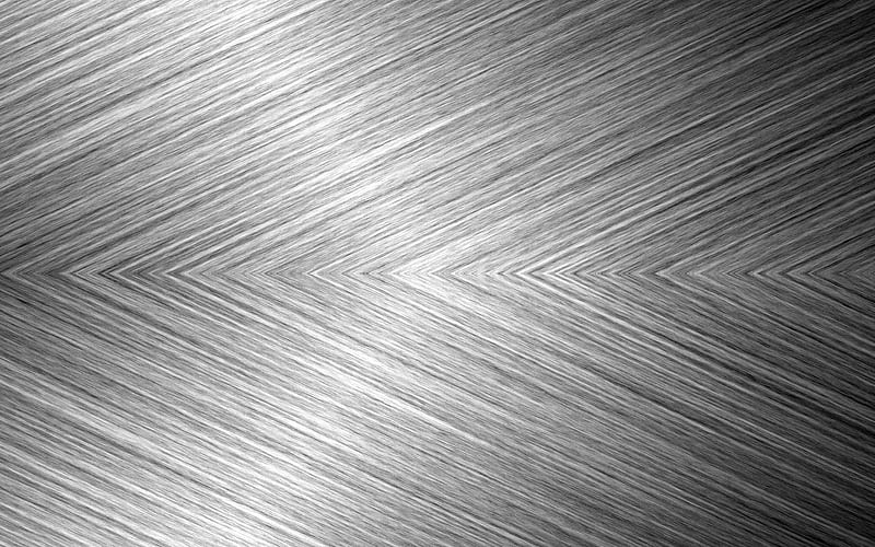 metal texture, stylish metal background, lines on metal, steel texture, silver metal background, HD wallpaper