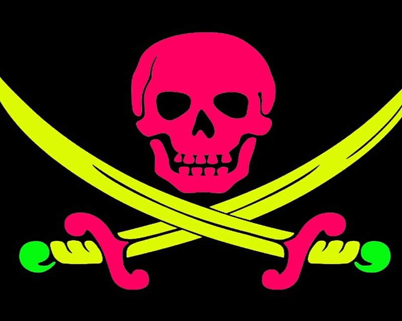 Barbieterreur Pirat Girlz, raggatek, black, yellow, lime, raggatekk, gizzzi, pirat, girlz, green, barbieterreur, raggatech, pirat girls, pink, HD wallpaper