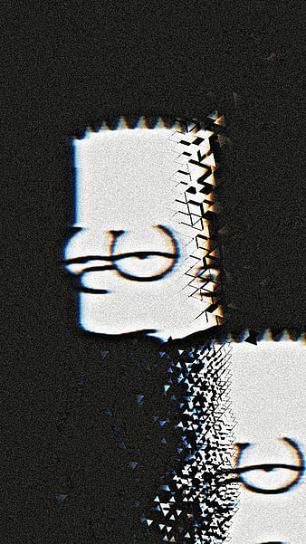 Bart Sad, black, lol, rap, simpson, simpsons, triste, xd, HD phone wallpaper