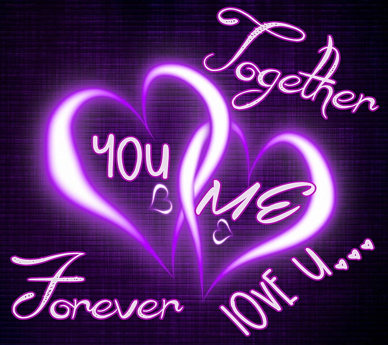 forever u-me, feelings, siempre, heart, love, nice, together, HD wallpaper