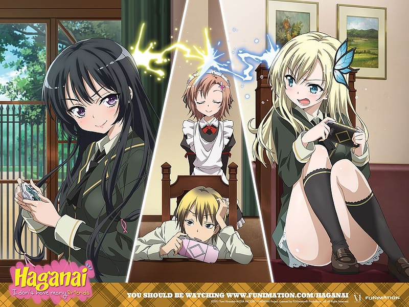 Anime Review Haganai I Dont Have Many Friends September 14th  Anime  Amino
