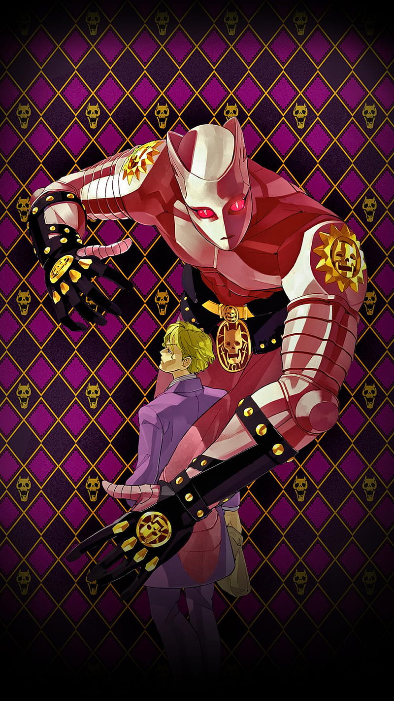 Killer Queen, jojo pattern, anime, pattern, HD phone wallpaper | Peakpx