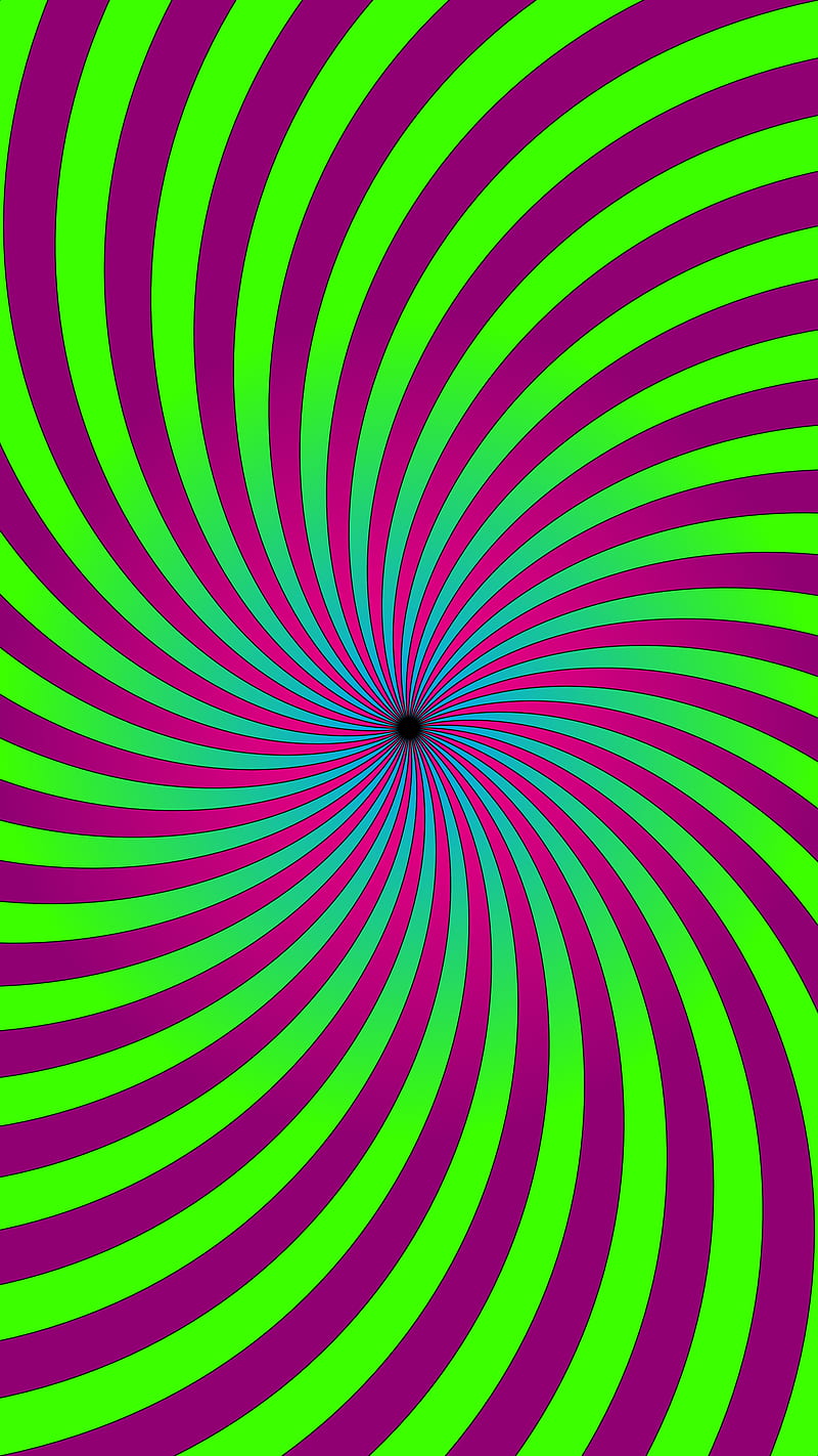 green and pink swirl, cicadelic, colors, colorful, dope, illusion, illusions, optical, trippy, HD phone wallpaper
