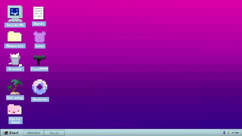 her dark backgroud, windows, XP, purple, background, shady, HD wallpaper