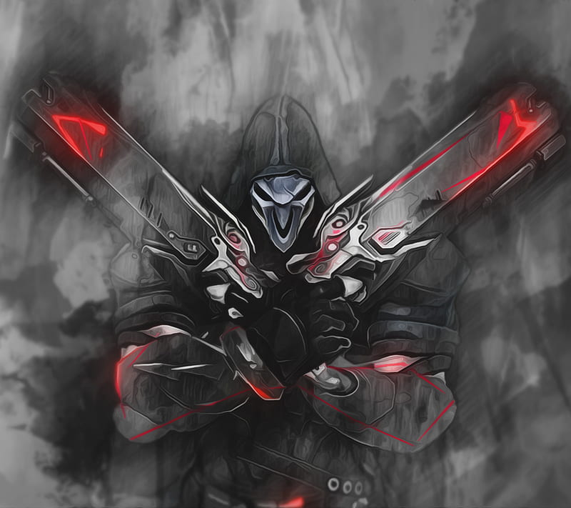 Reaper Overwatch, blizzard, HD wallpaper