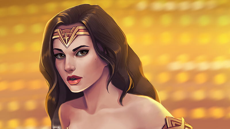 Wonder Woman With Lasso Of Truth, wonder-woman, superheroes, artist, artwork, digital-art, artstation, HD wallpaper
