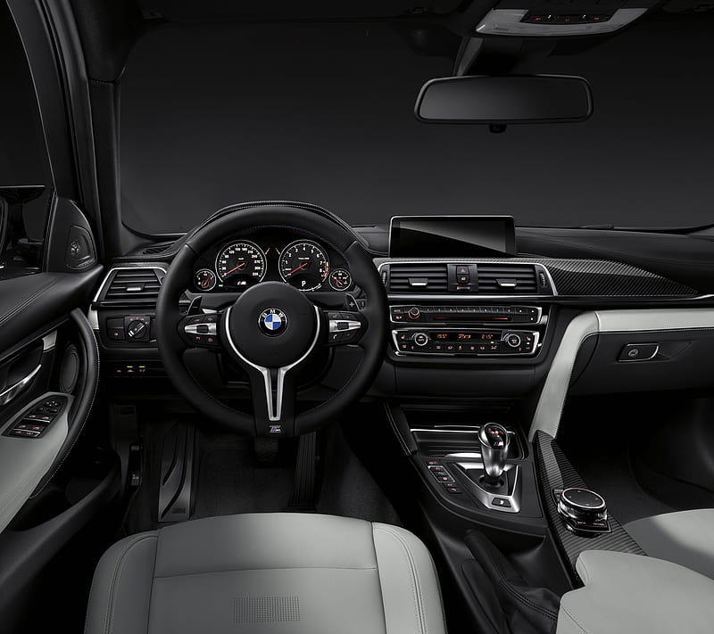 M3 Interior, bmw, car, f80, interior, luxury, m3, sport, HD wallpaper