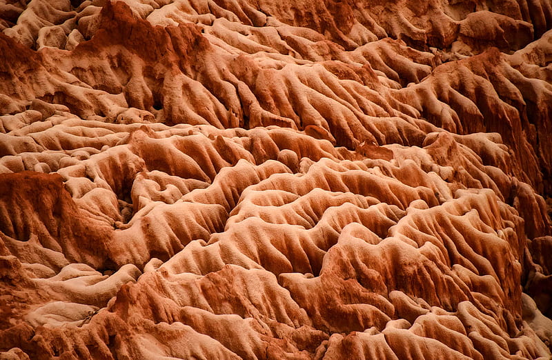 sand, relief, minerals, nature, HD wallpaper