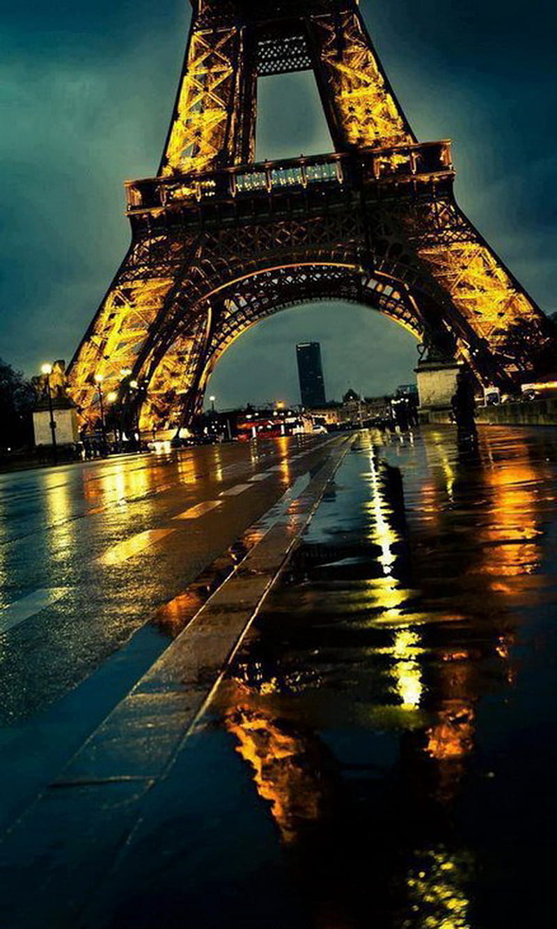 1920x1080px 1080p Free Download Eiffel Tower France Lights Night