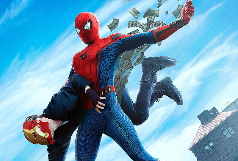 Spiderman Homecoming Final Poster, spiderman-homecoming, spiderman, 2017-movies, movies, super-heroes, poster, HD wallpaper