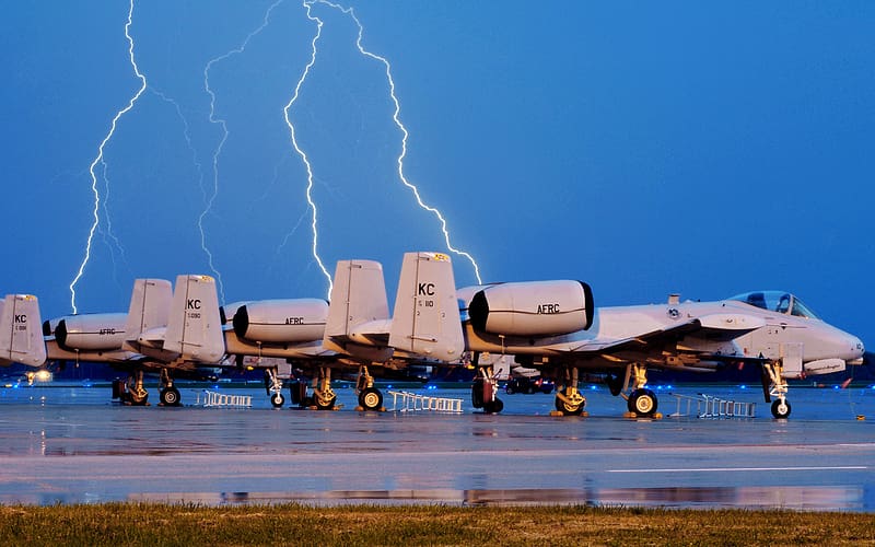Military, Fairchild Republic A 10 Thunderbolt Ii, Jet Fighters, HD wallpaper