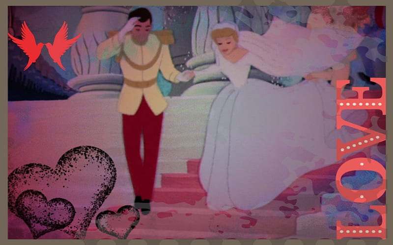 Cinderella And Charming Valentine S Day, Cinderella, Valentine, And, Charming, Day, S, HD wallpaper