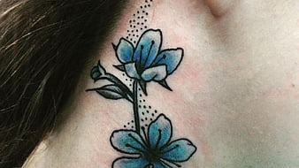 Added some blue flowers for Liz  Jason Adelinia Tattoos  Facebook