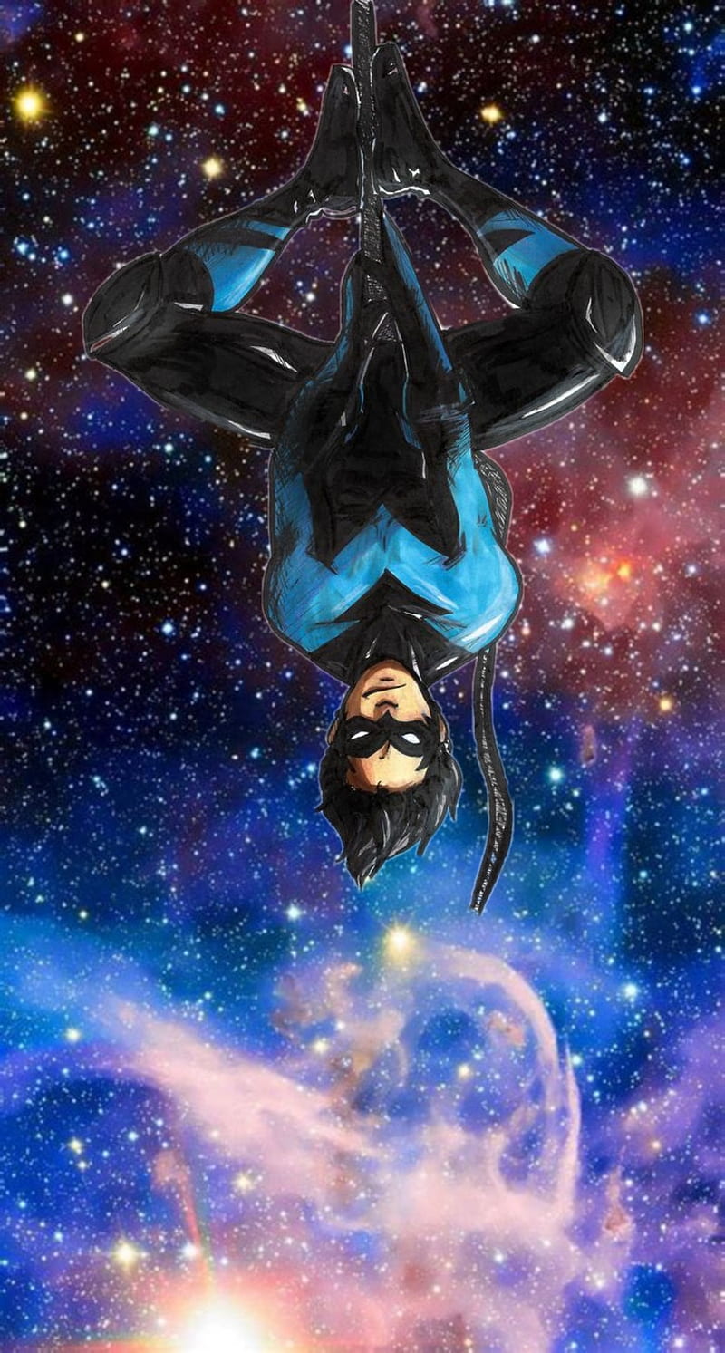 Nightwing , batman, galaxy, grayson, HD phone wallpaper