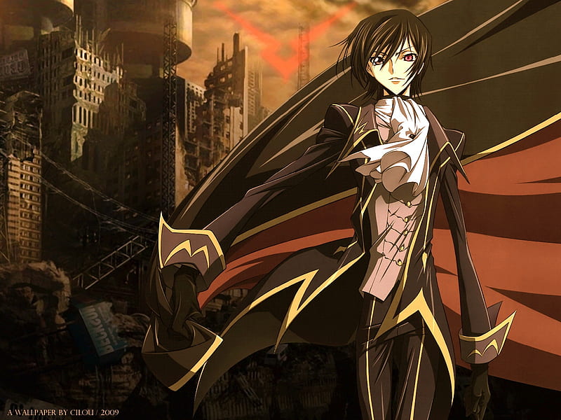 4K HD Wallpaper] Code Geass: Lelouch of the Rebellion — Lelouch Lamperouge「ルルーシュ・ランペルージ」