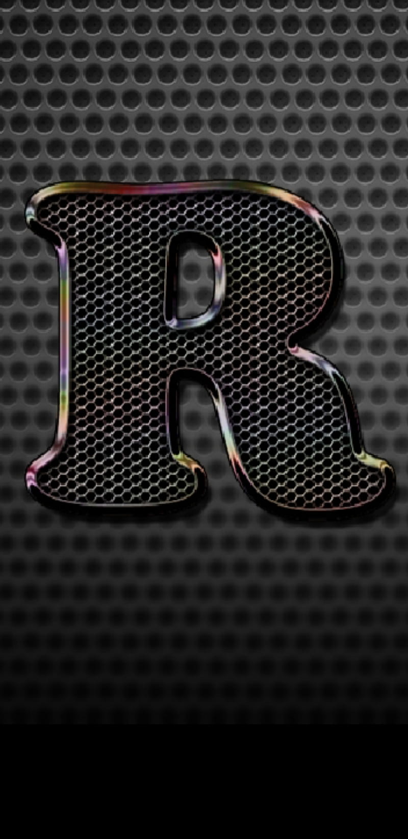 Letter r, black, metal, letters, alphabets, alphabet, HD phone wallpaper